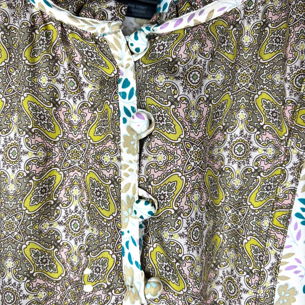MARC BY MARC JACOBS Silk Paisley Cottagecore Floral Dress Size Small - Picture 4 of 9